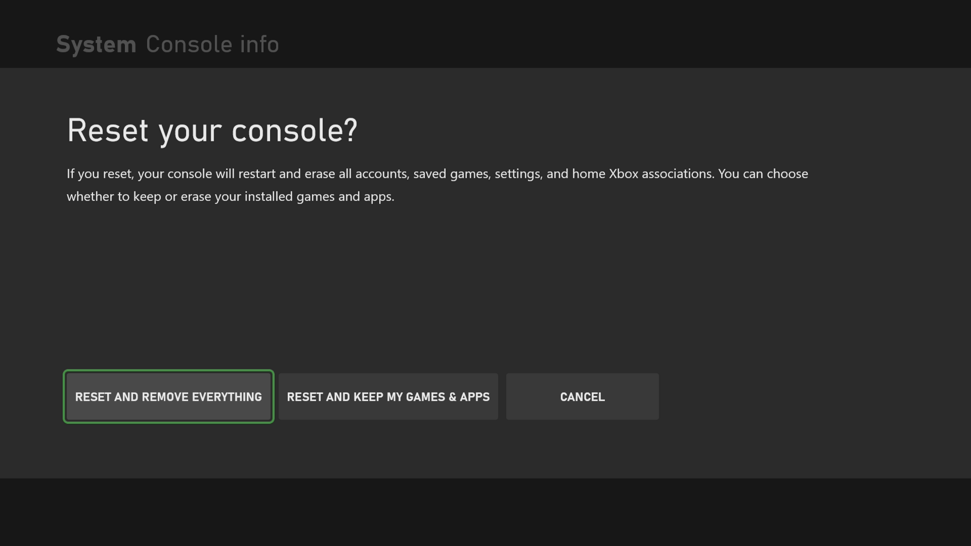 How To Factory Reset Xbox Series X