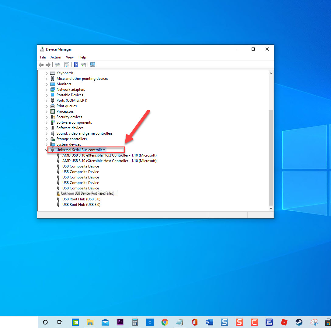 How to Fix Unknown USB Device (Port Reset Failed) Error on Windows 10