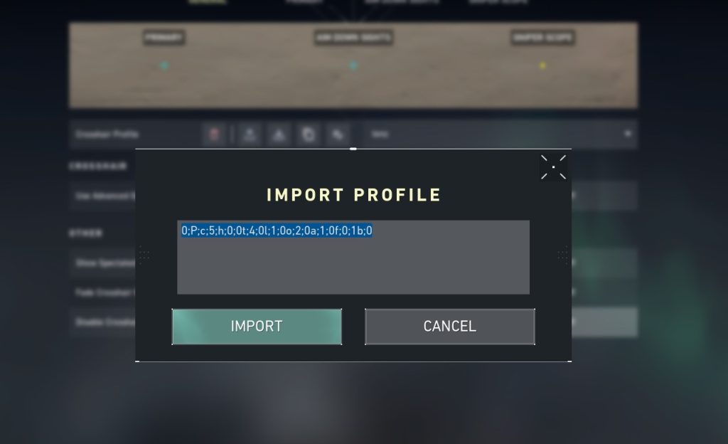 How To Get A Circle Crosshair In Valorant