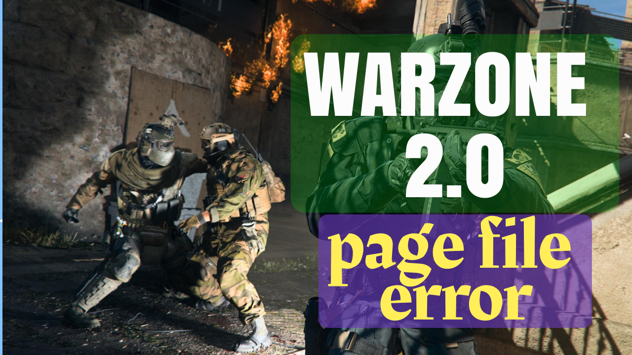 How To Fix COD Warzone 2.0 Page File Error Out Of Memory Error