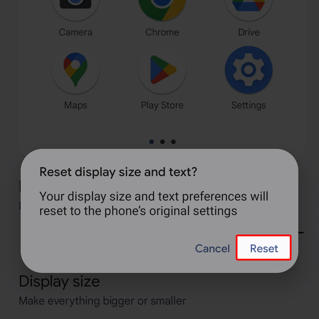 How to Reset Display Settings on Google Pixel 7