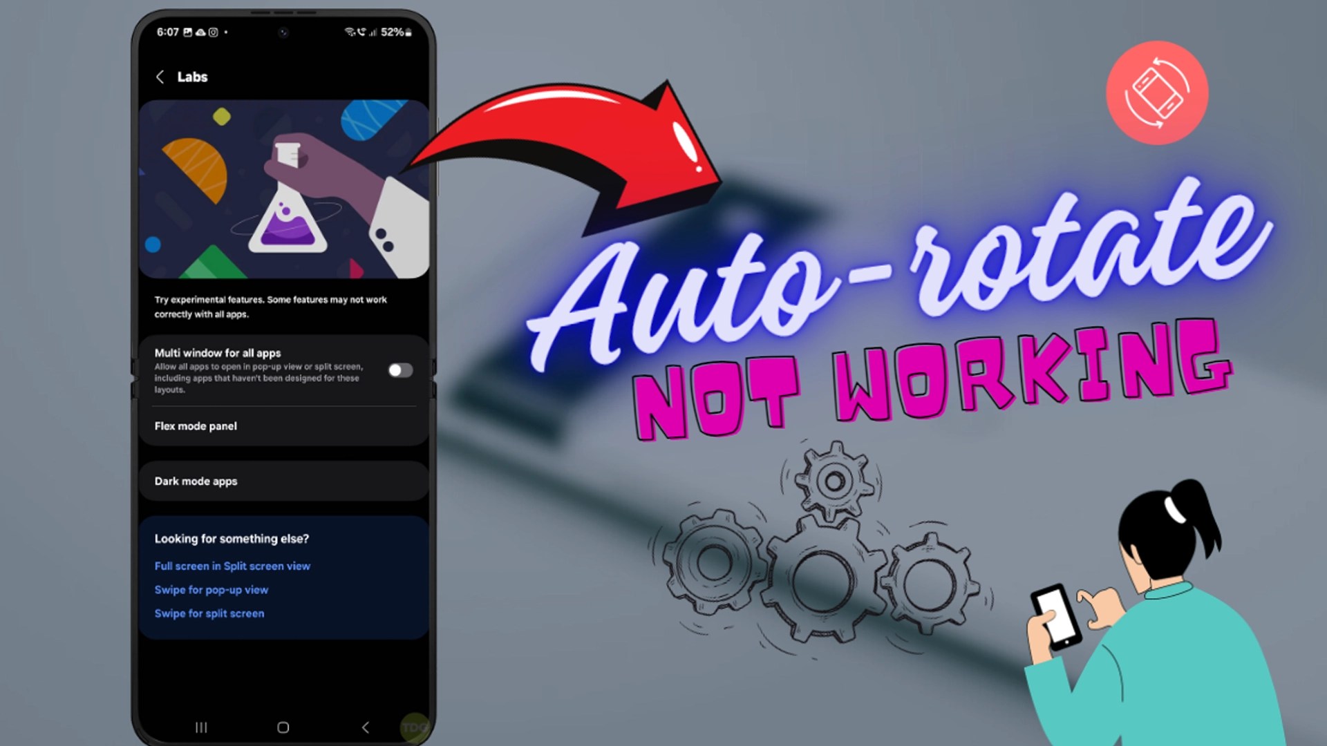 Why Is AutoRotate Not Working on Galaxy Z Flip 5 and How to Fix It?