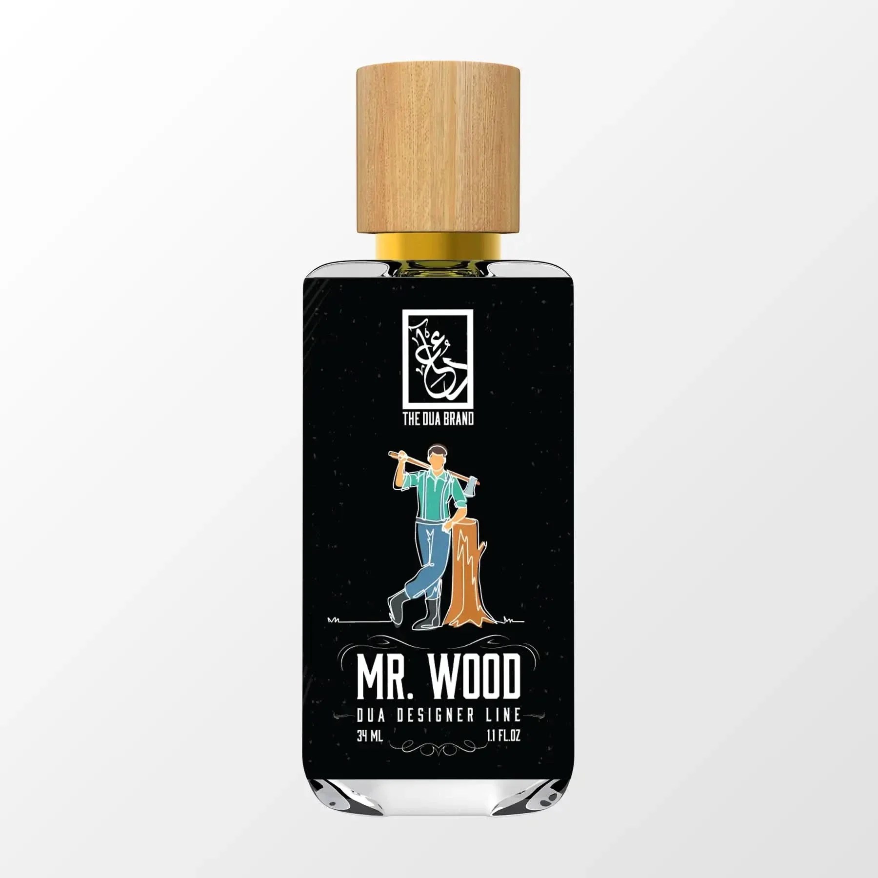 Mr. Wood DUA FRAGRANCES Woody Amber Masculine Perfume 34ml/1.1