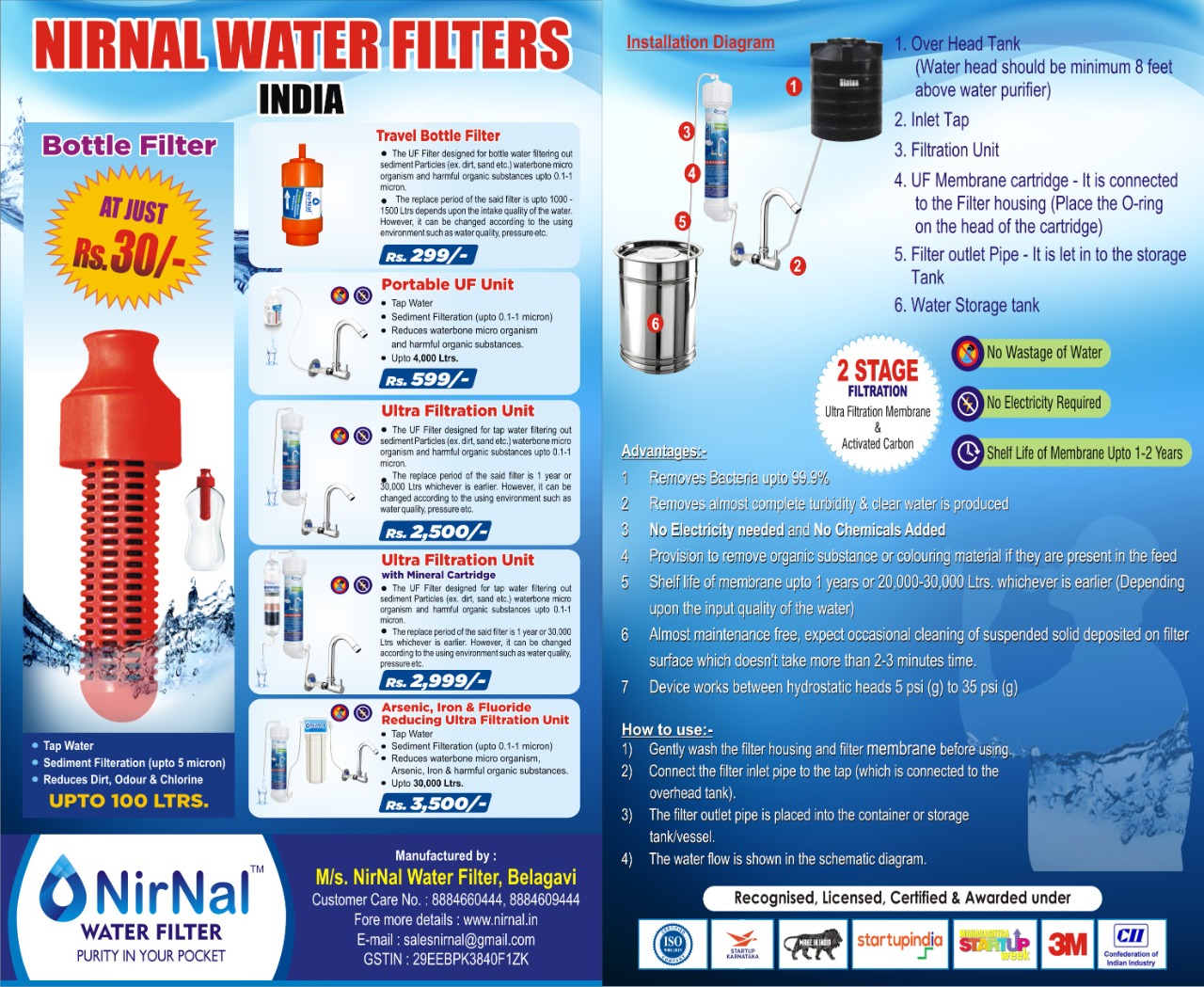 Karnataka Boy Makes the World’s Smallest Water Filter That Comes Just