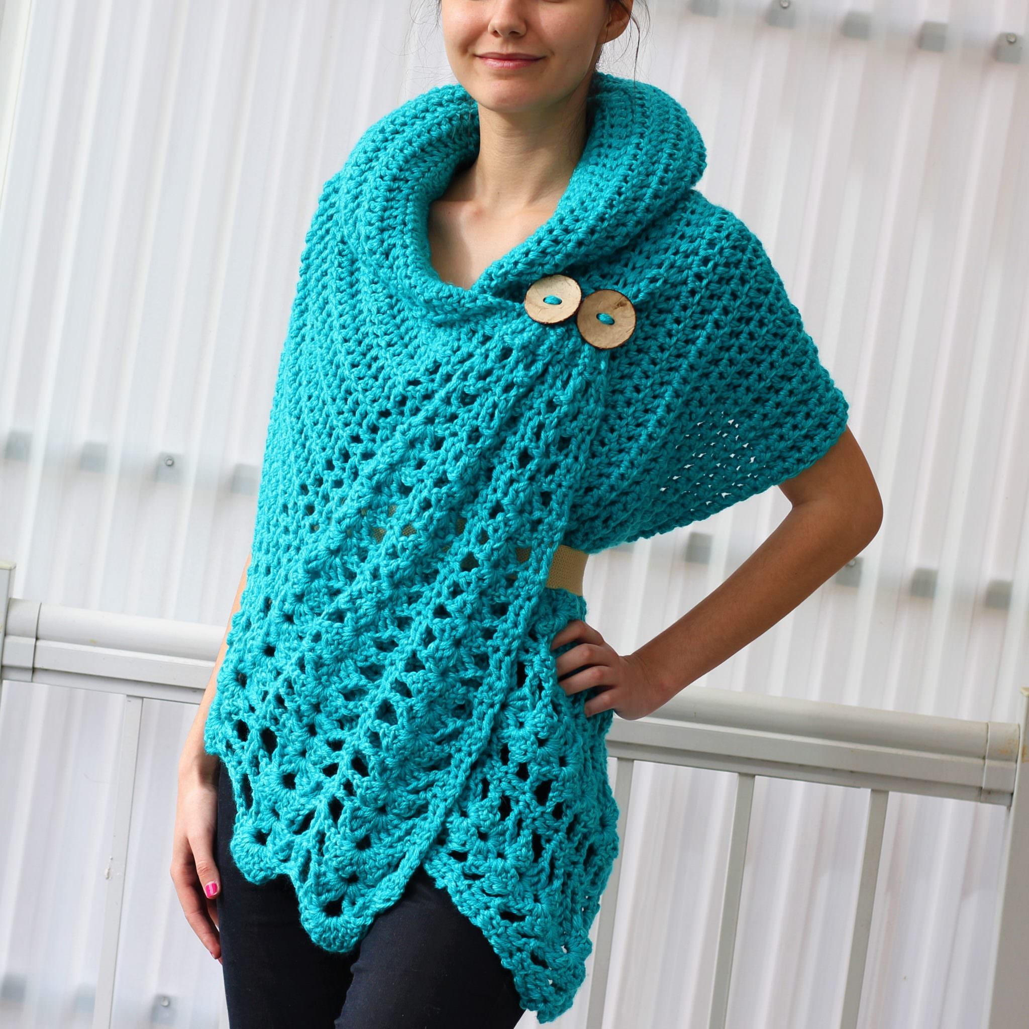 SHALI Wrap Crochet Pattern The Easy Design