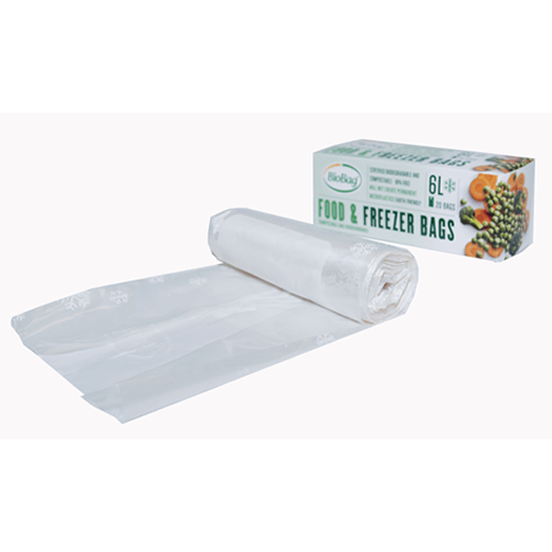 BioBag Compostable Freezer Bags 6L 20 Bags The Eco Warrior