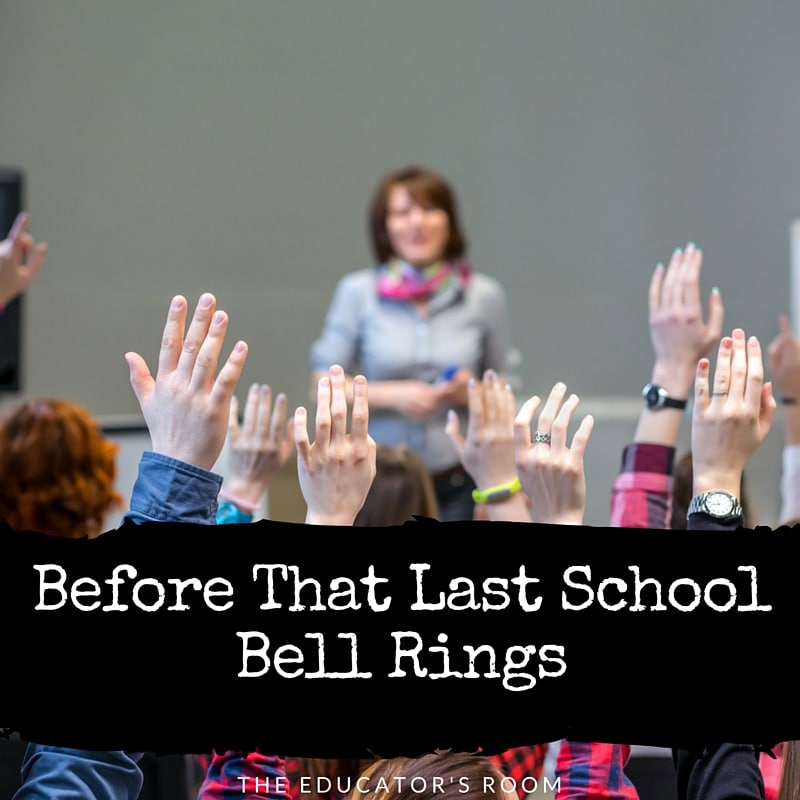 Before that last school bell rings How to sustain yourself as a