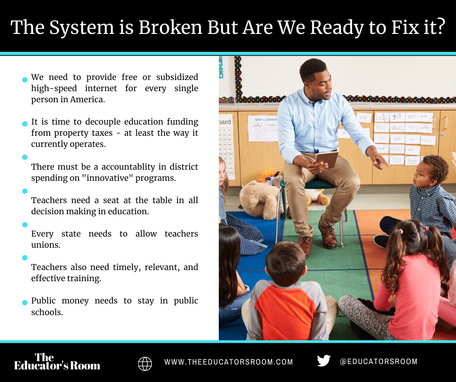 The System is Broken But Are We Ready to Fix it? The Educators Room