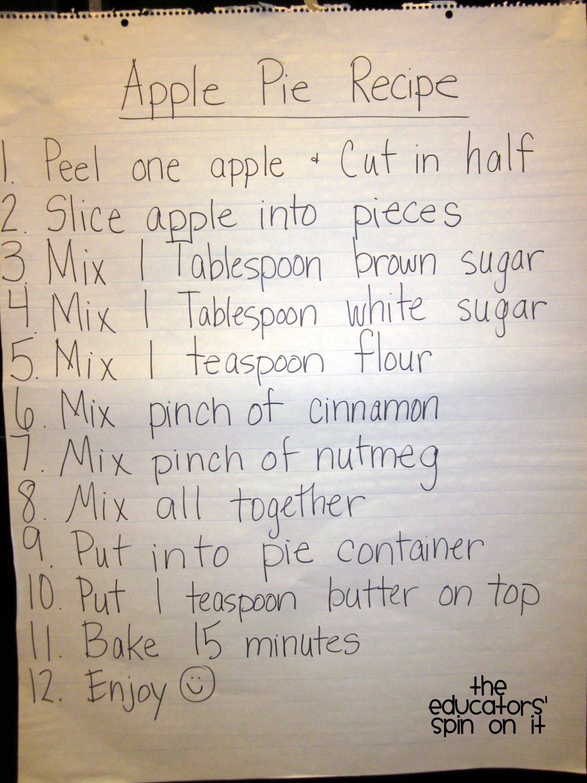 Apple Pie Little Hands that Cook with Books The Educators' Spin On It