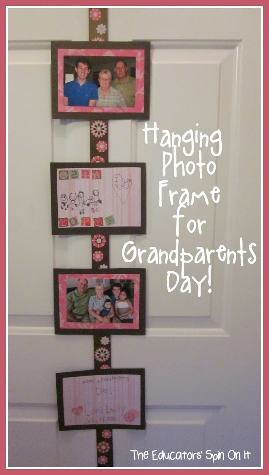 Hanging Photo Frame The Educators' Spin On It