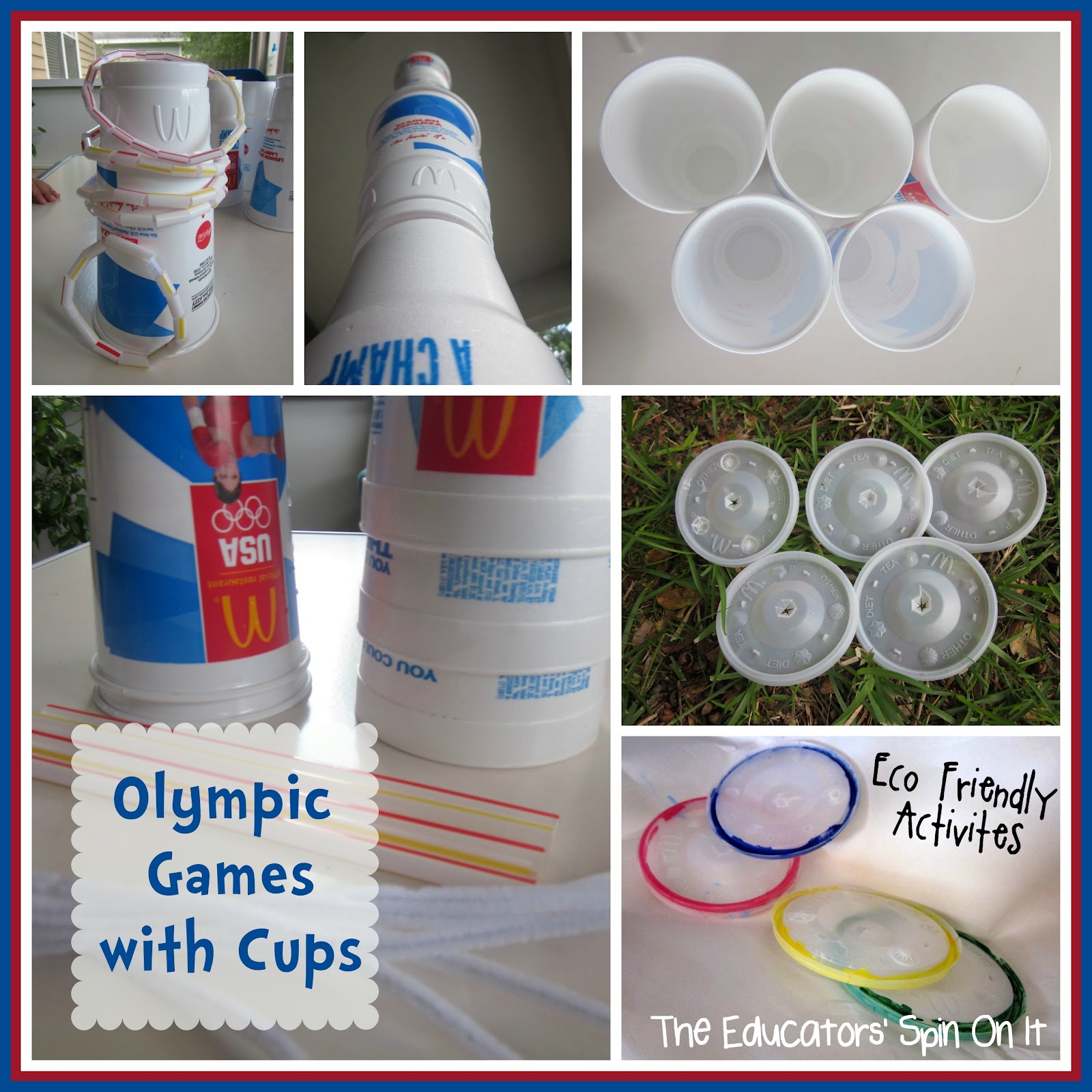 8 Fun and Easy Ways to Create Olympic Inspired Games with Recycled Cups