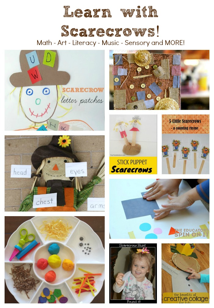 Make a Shape Scarecrow for Math Learning Fun with Kids