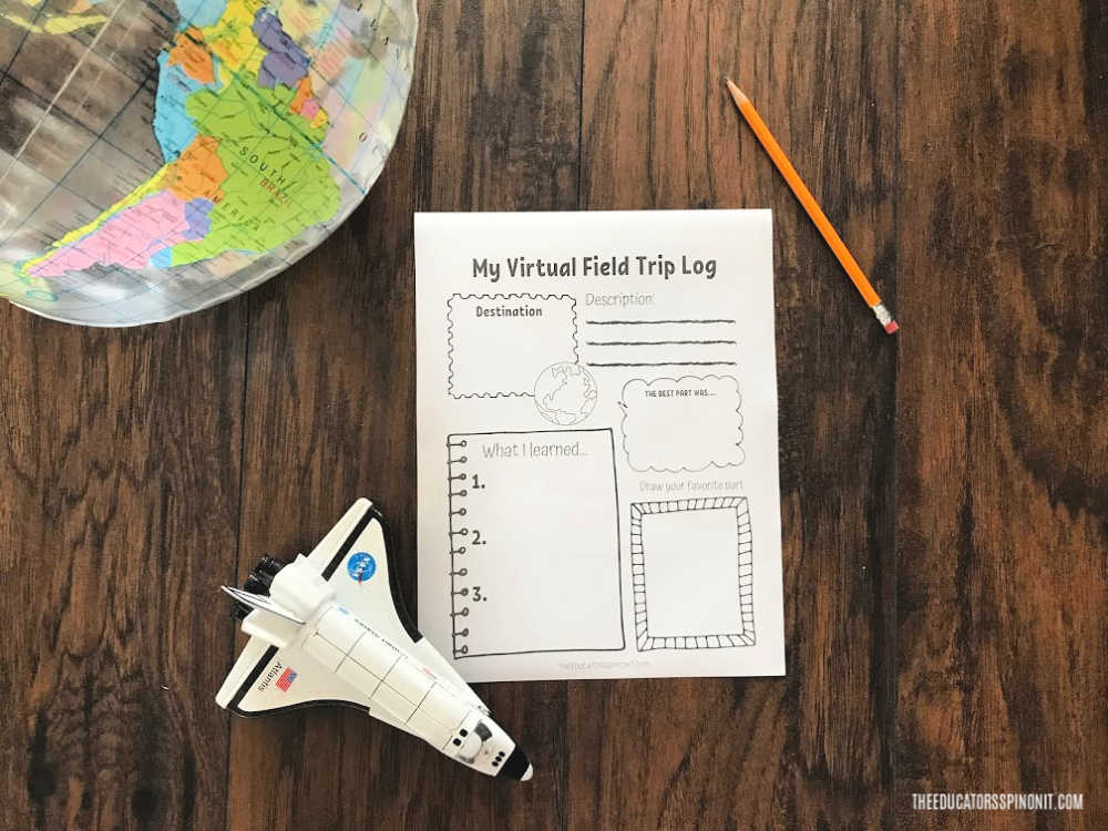 Virtual Field Trip Log The Educators' Spin On It
