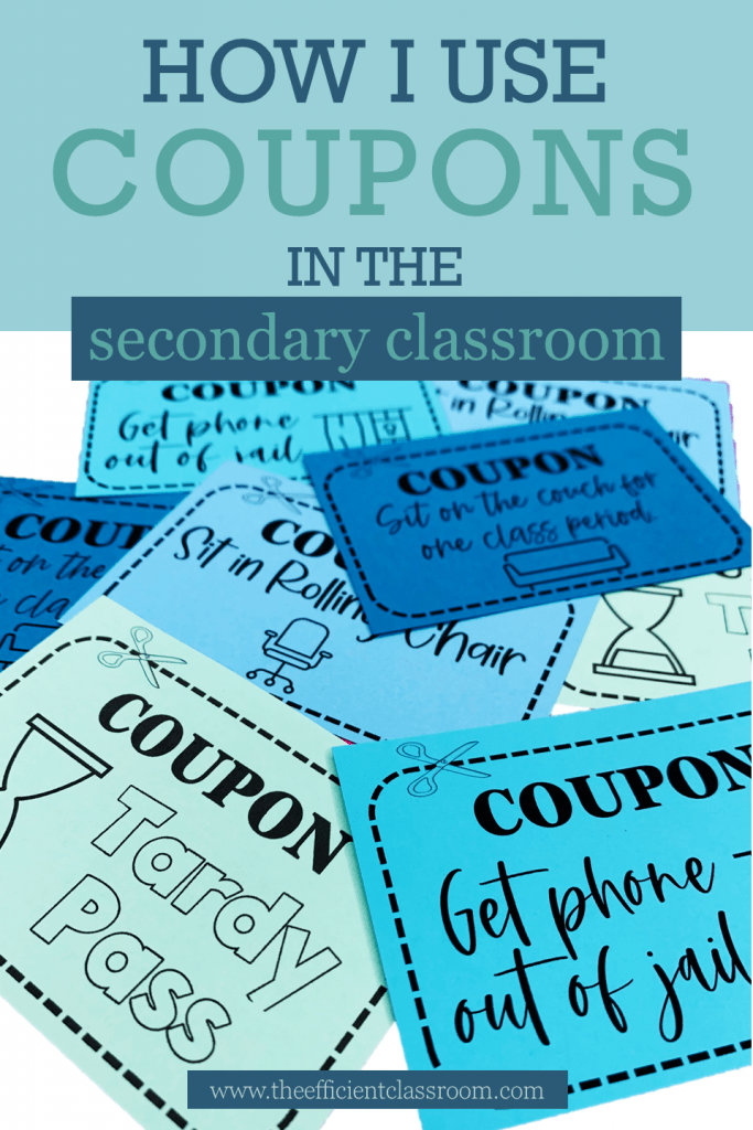 Coupons in the Secondary Classroom