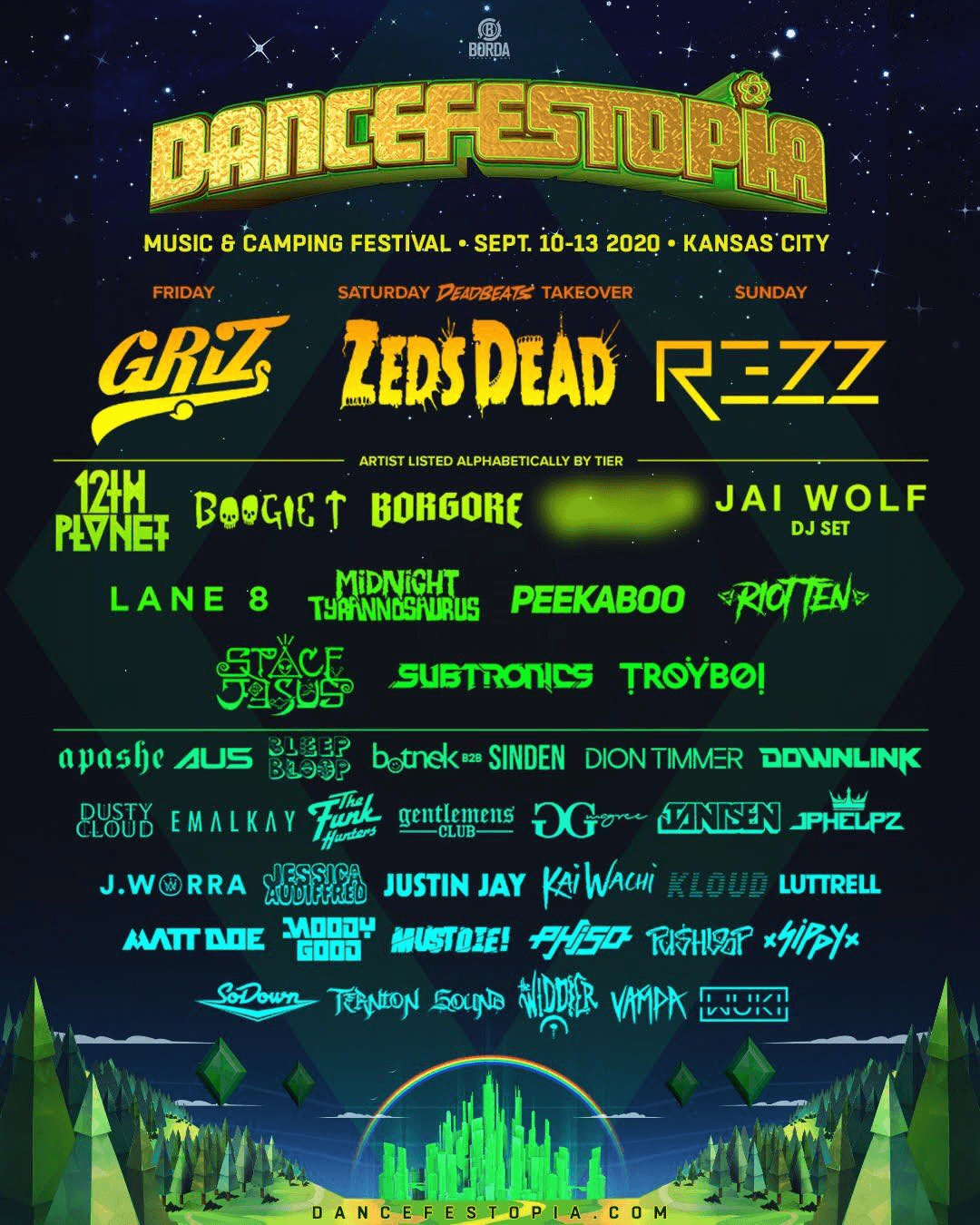 Dancefestopia Lineup