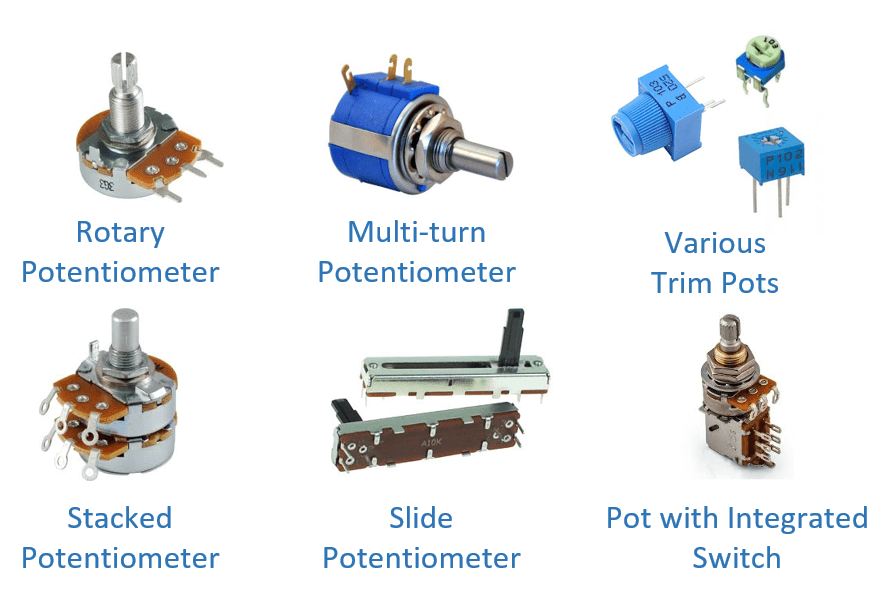 Potentiometers Variable Resistors The Electronics Hobby Blog