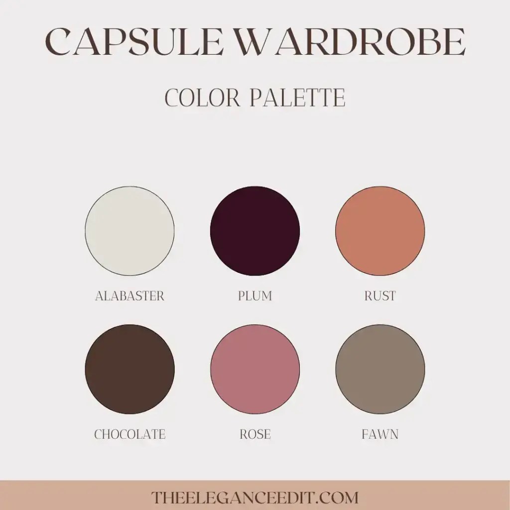 Build a Capsule Wardrobe Color Palette Low to High Effort Methods