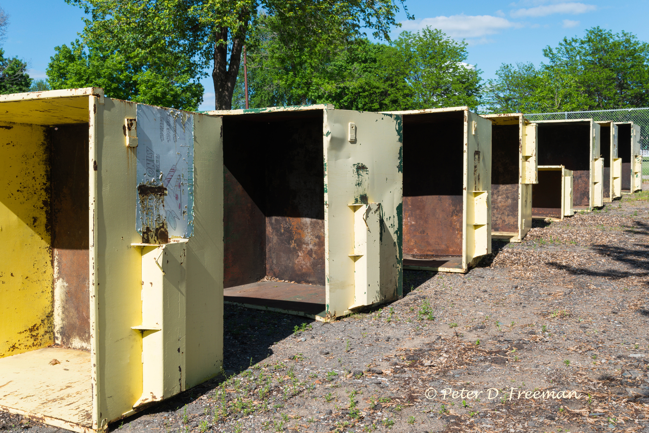 Yellow Dumpsters The Elemental Eye Peter Freeman