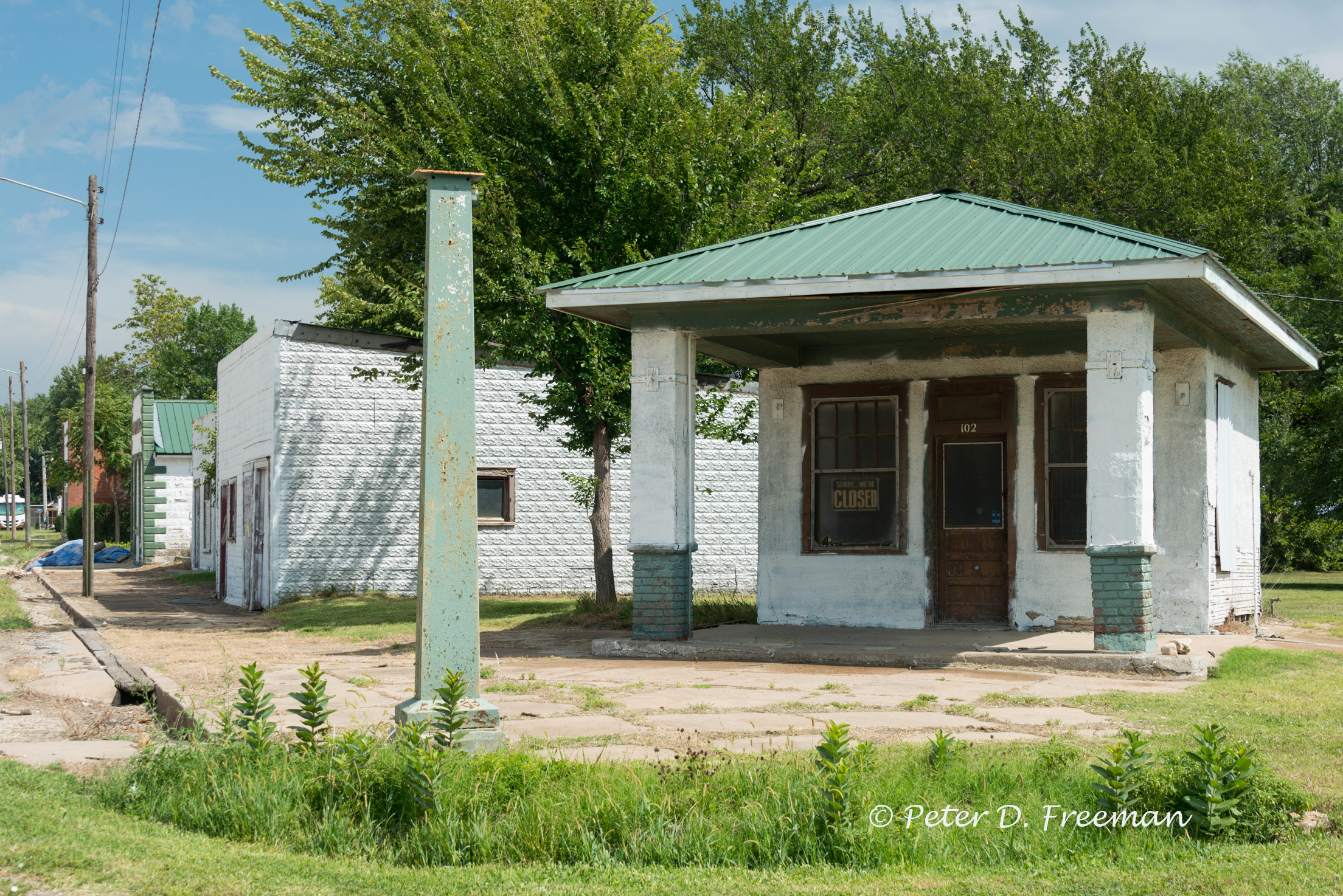 Corner Gas Station The Elemental Eye Peter Freeman