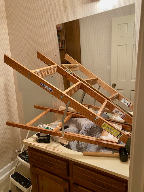 How To Remove a Large Mirror That's Glued to the Wall The Emerging Home