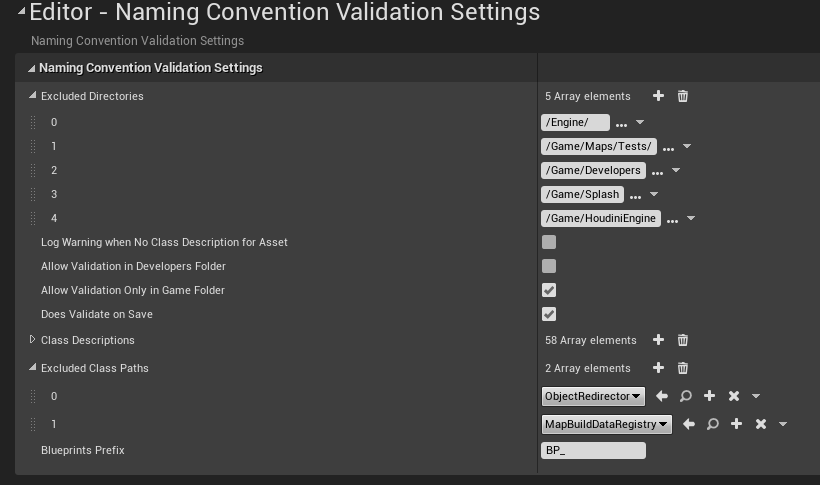 Naming Convention Validation | A UE4 plugin to validate naming