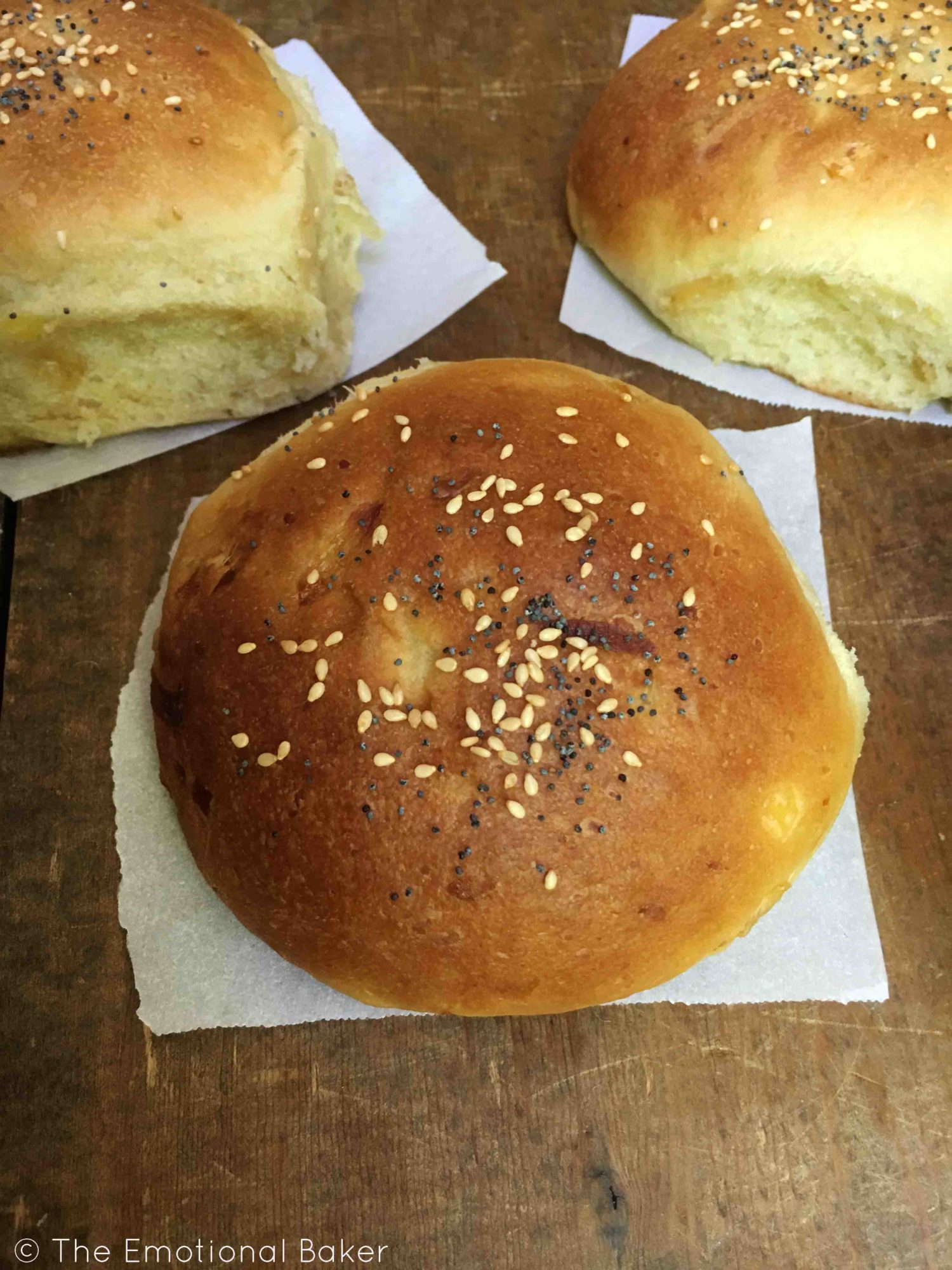 Onion Potato Burger Buns The Emotional Baker