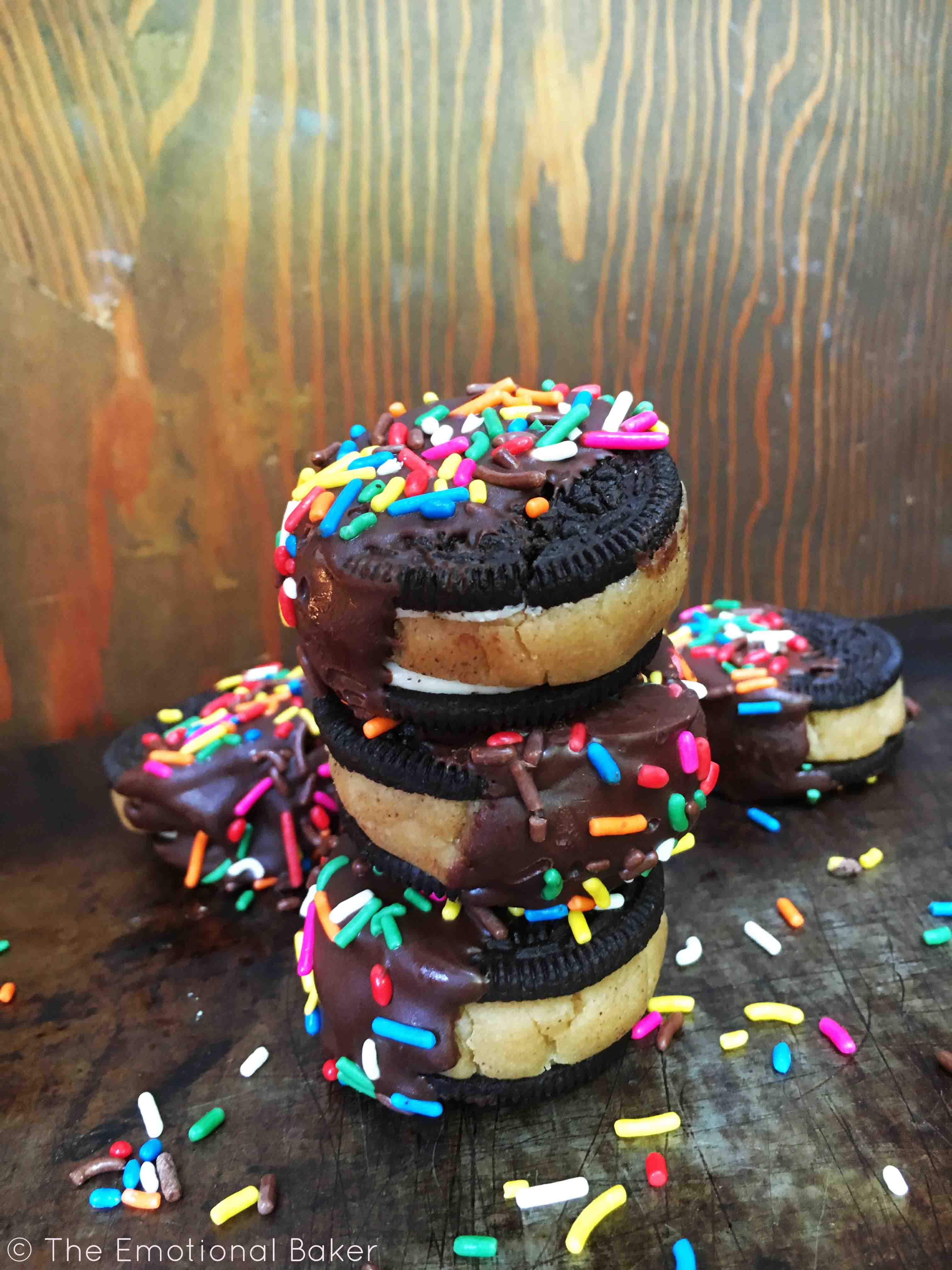 Cashew Butter Cookie Dough Stuffed Oreos The Emotional Baker