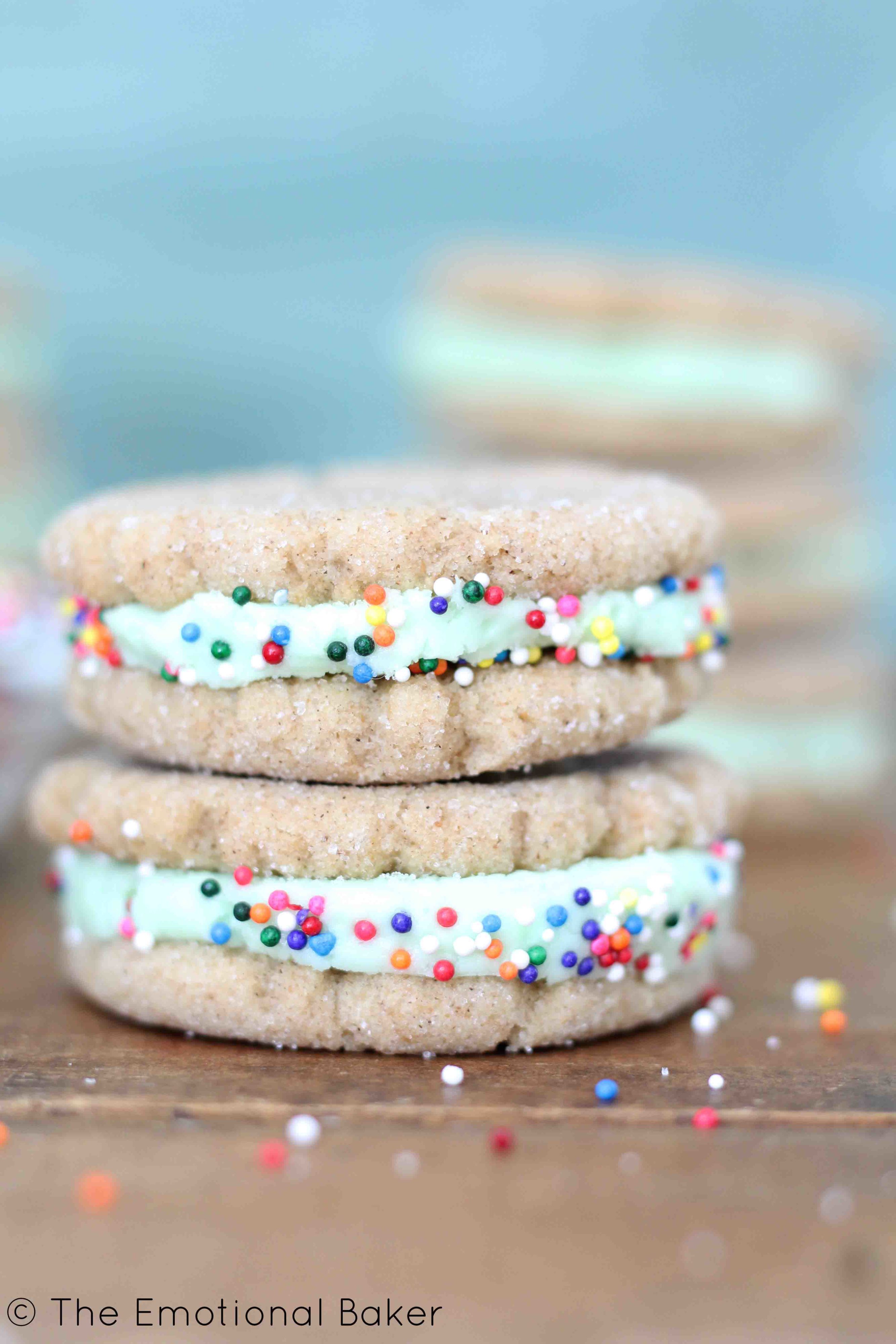 Key Lime Pie Cookie Sandwiches The Emotional Baker
