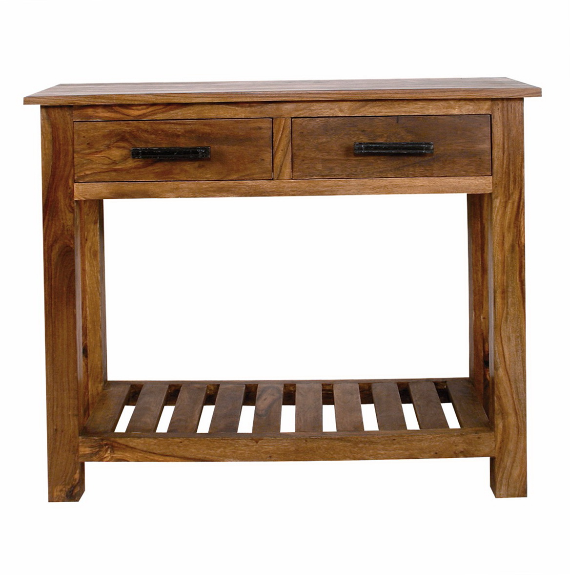 Console Table With Storage Boxes