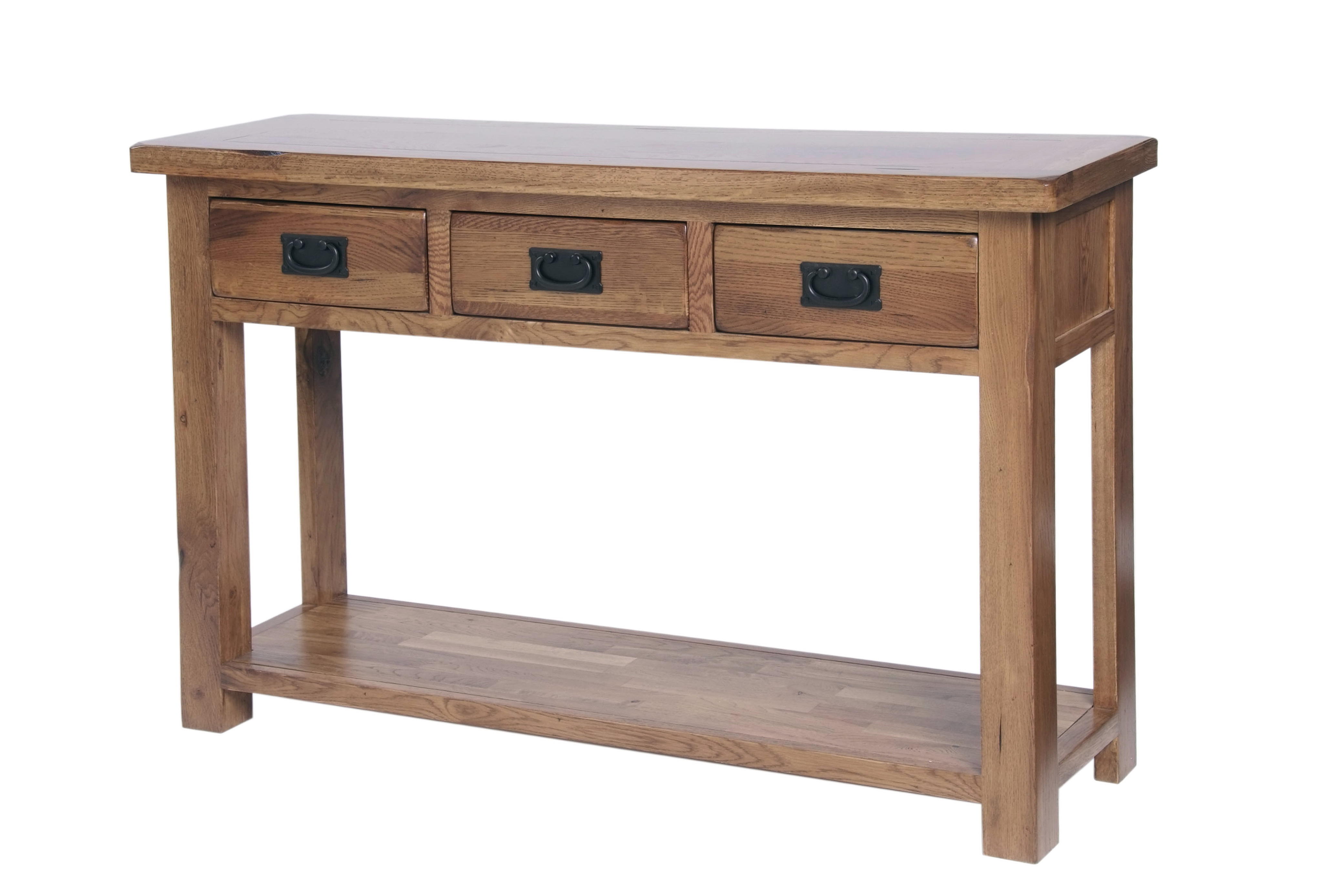 Rustic Console Table With Storage