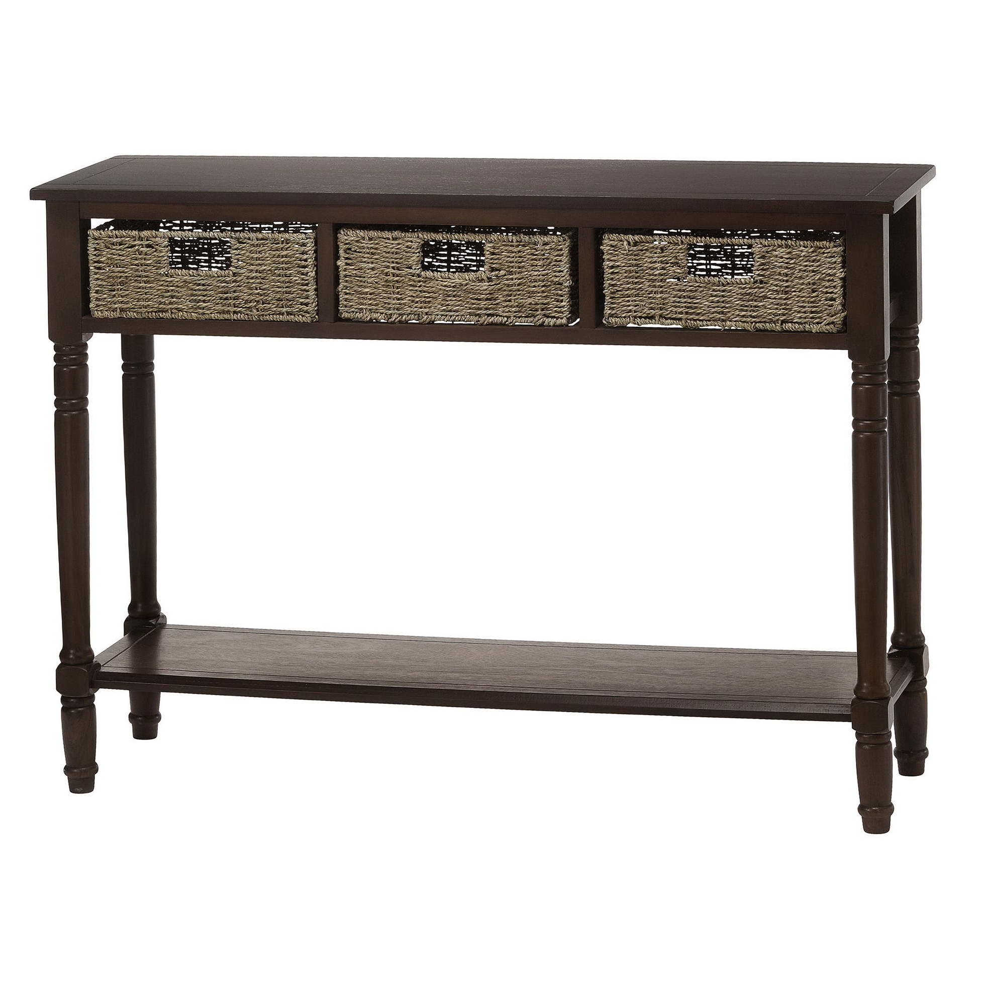 Small Console Table With Baskets