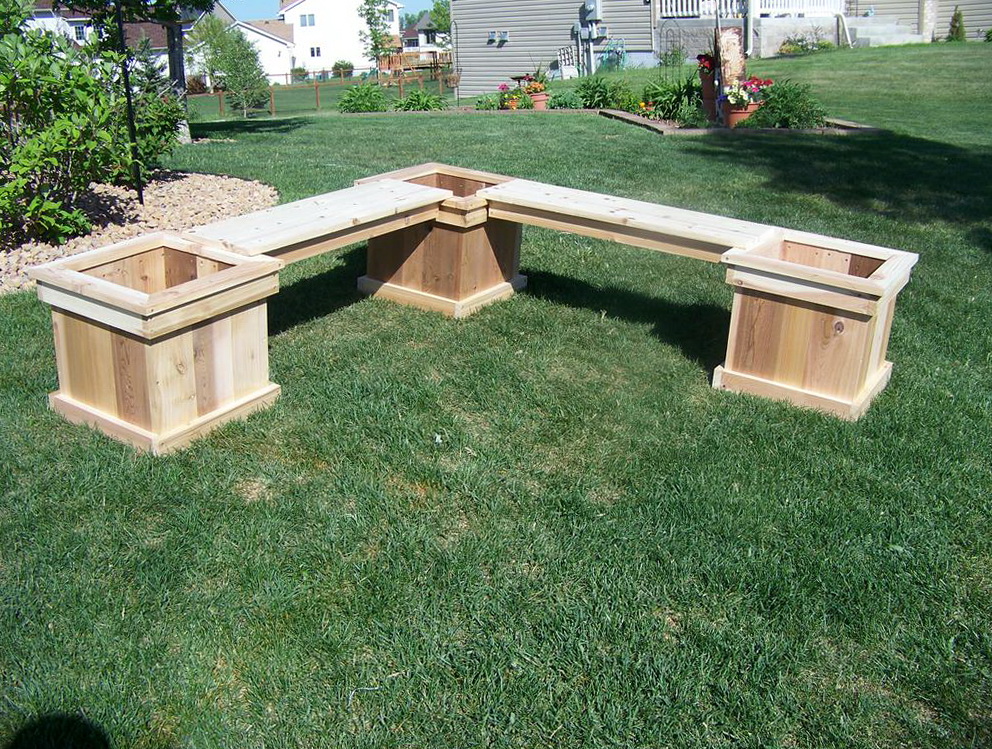 L Shaped Bench Plans