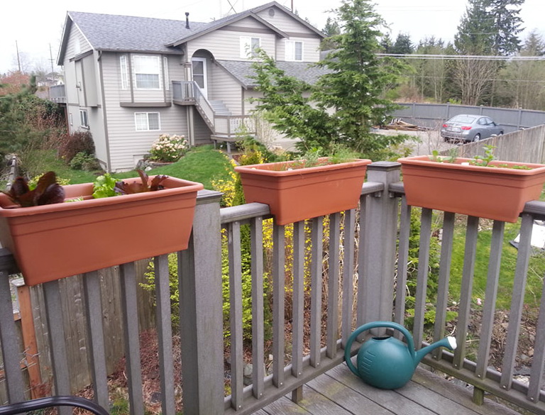 Deck Railing Planters Boxes