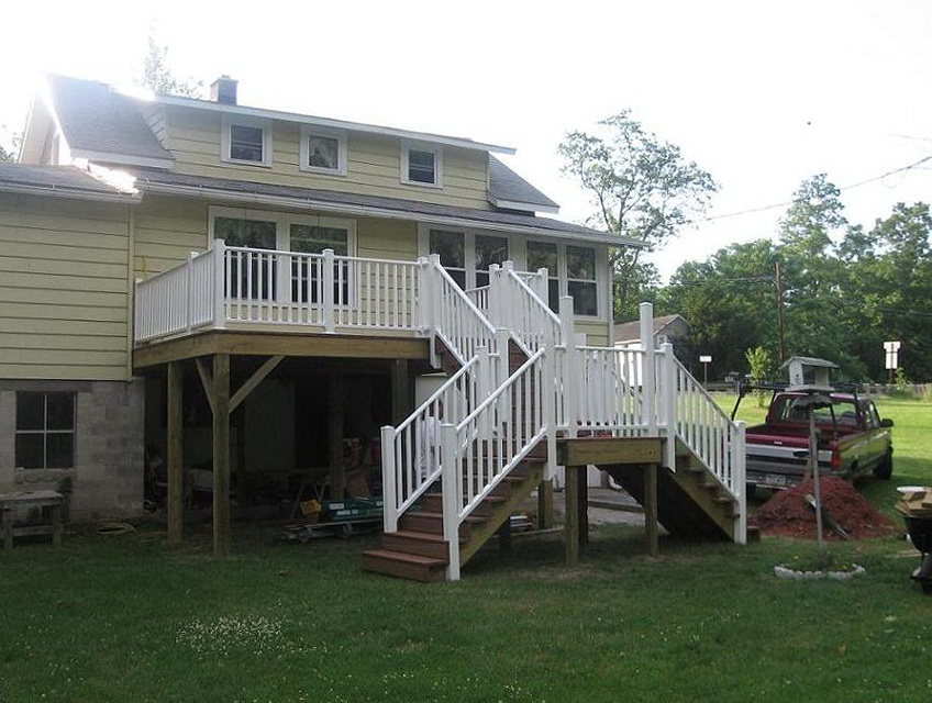 Deck Stairs Railing Height Code