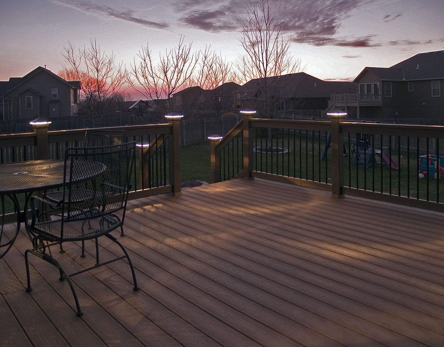 Deck Post Lighting Kits