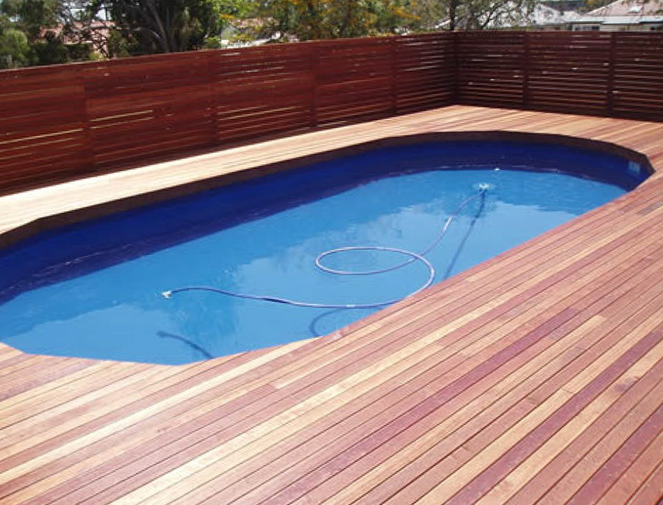 Timber Deck Around Pool