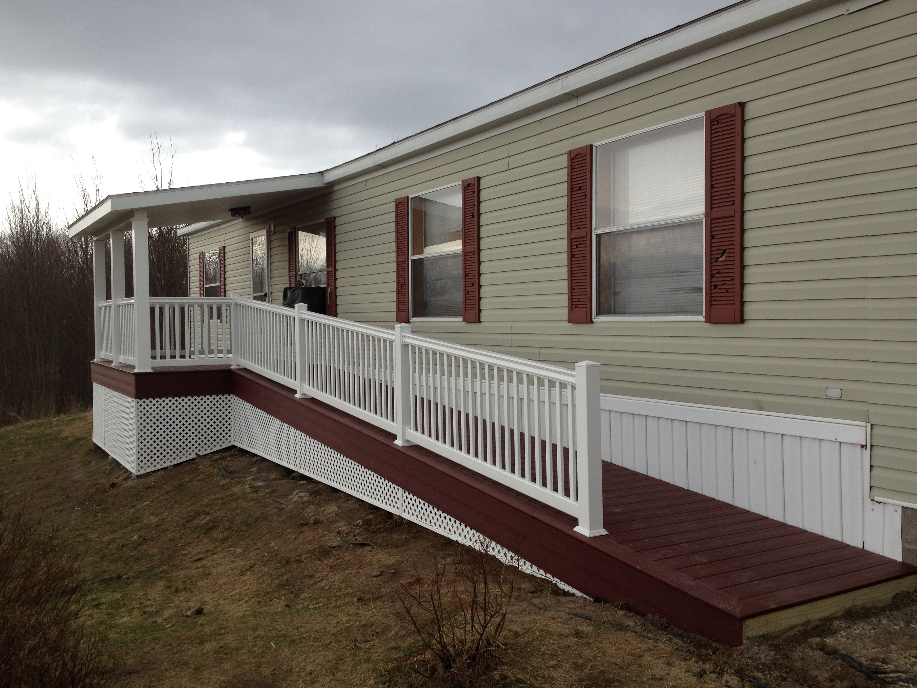Composite Deck Railing Installation