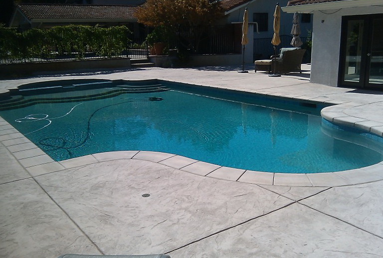 Concrete Pool Deck Texture
