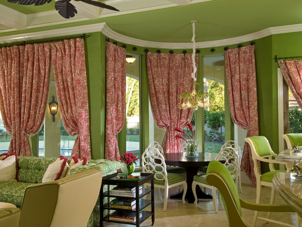 Bow Window Curtain Rods