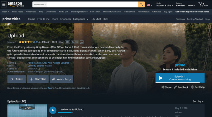 Amazon Prime Video launches ‘Watch Party’ for coviewing