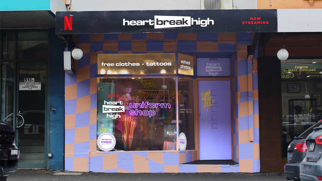 Netflix opens 'Heartbreak High' uniform shop in Sydney