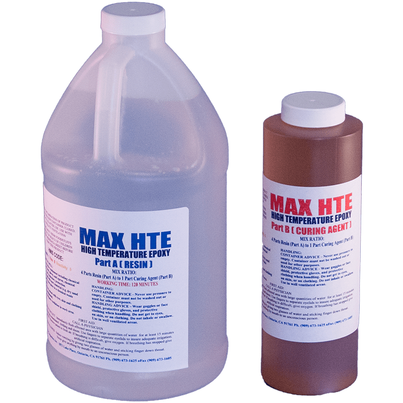 MAX HTE 80 OZ. EPOXY RESIN FOR HIGH TEMPERATURE FIBERGLASSING PREPREG