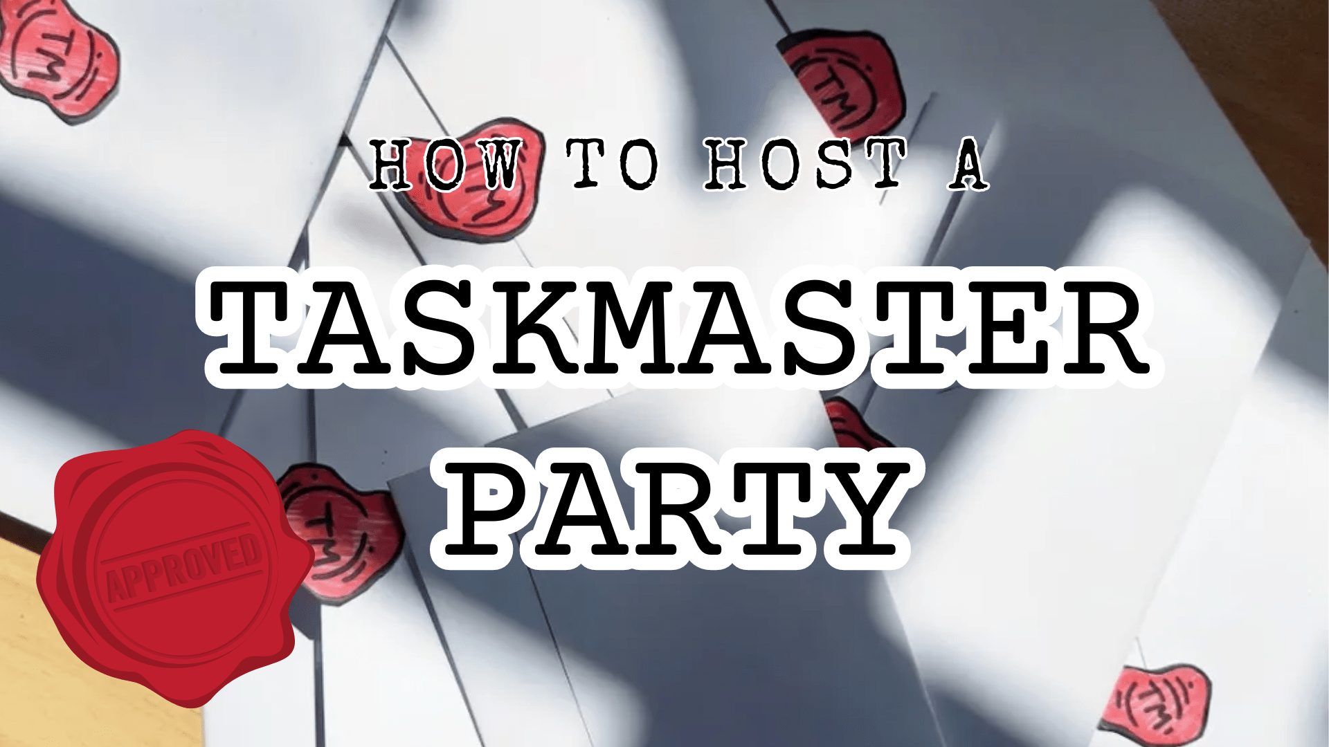 How to throw a Taskmaster themed party The Escape Roomer