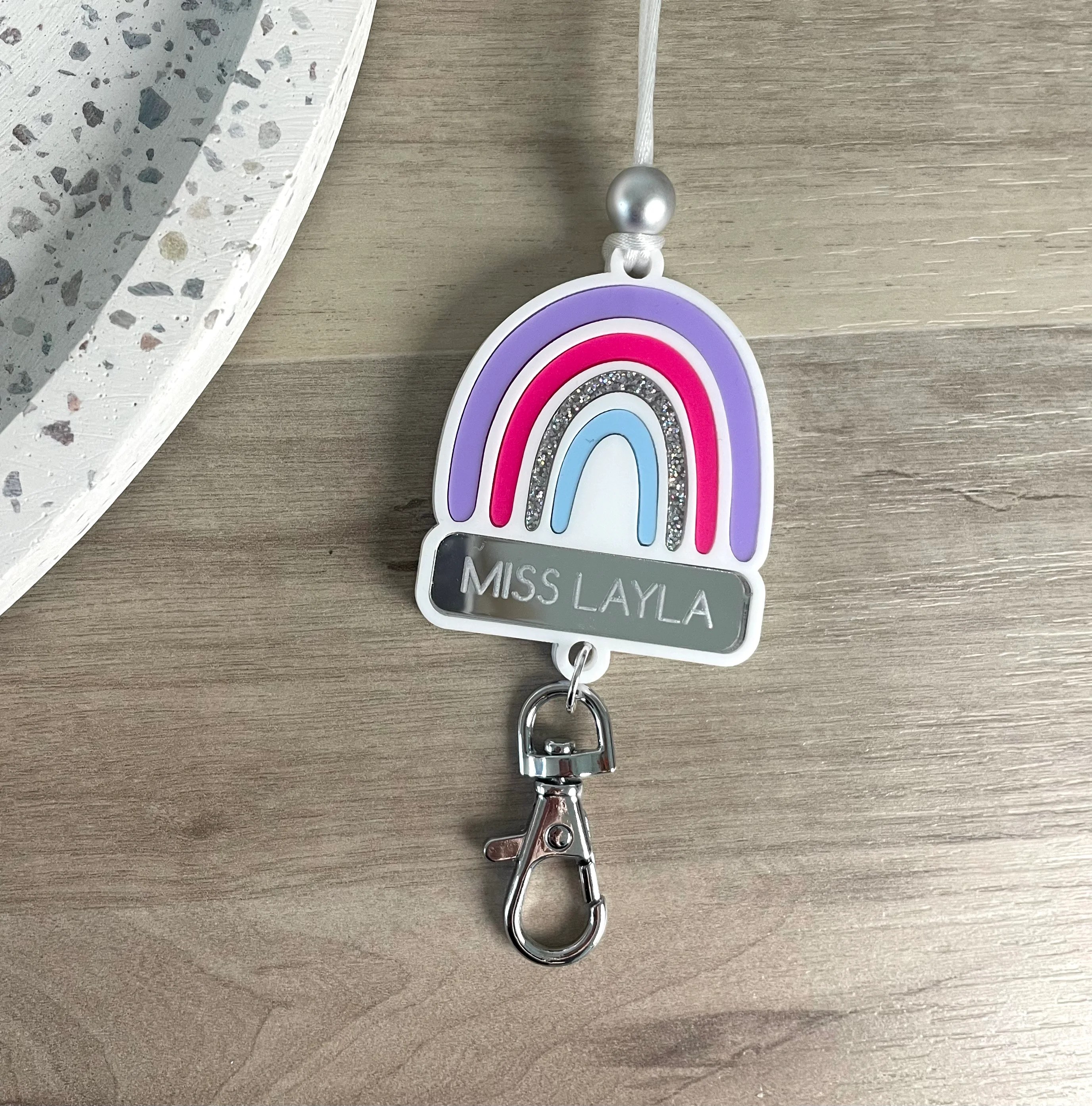 Rainbow Lanyard The Etch Aesthetic