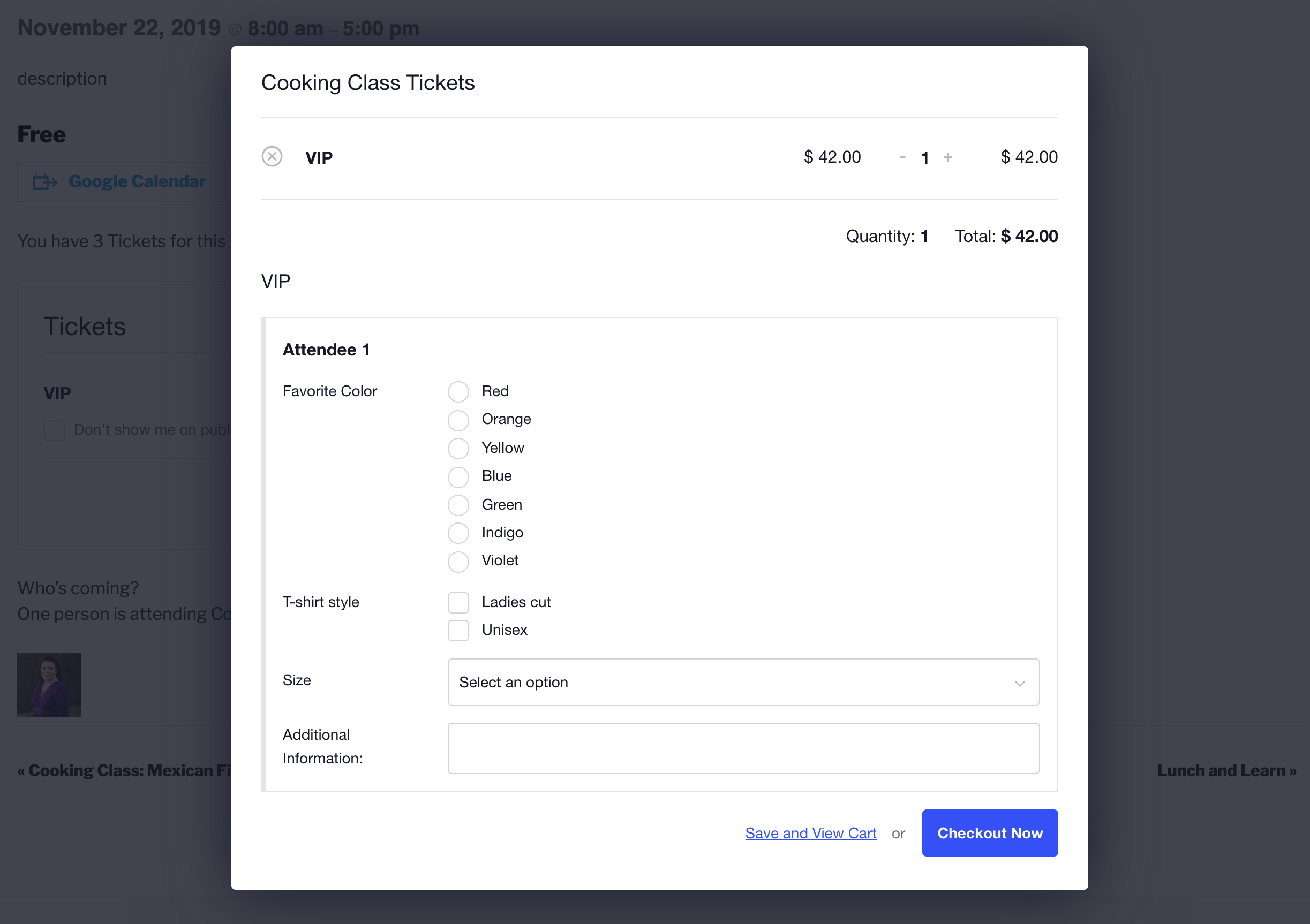 Attendee Registration Templates Knowledgebase The Events Calendar
