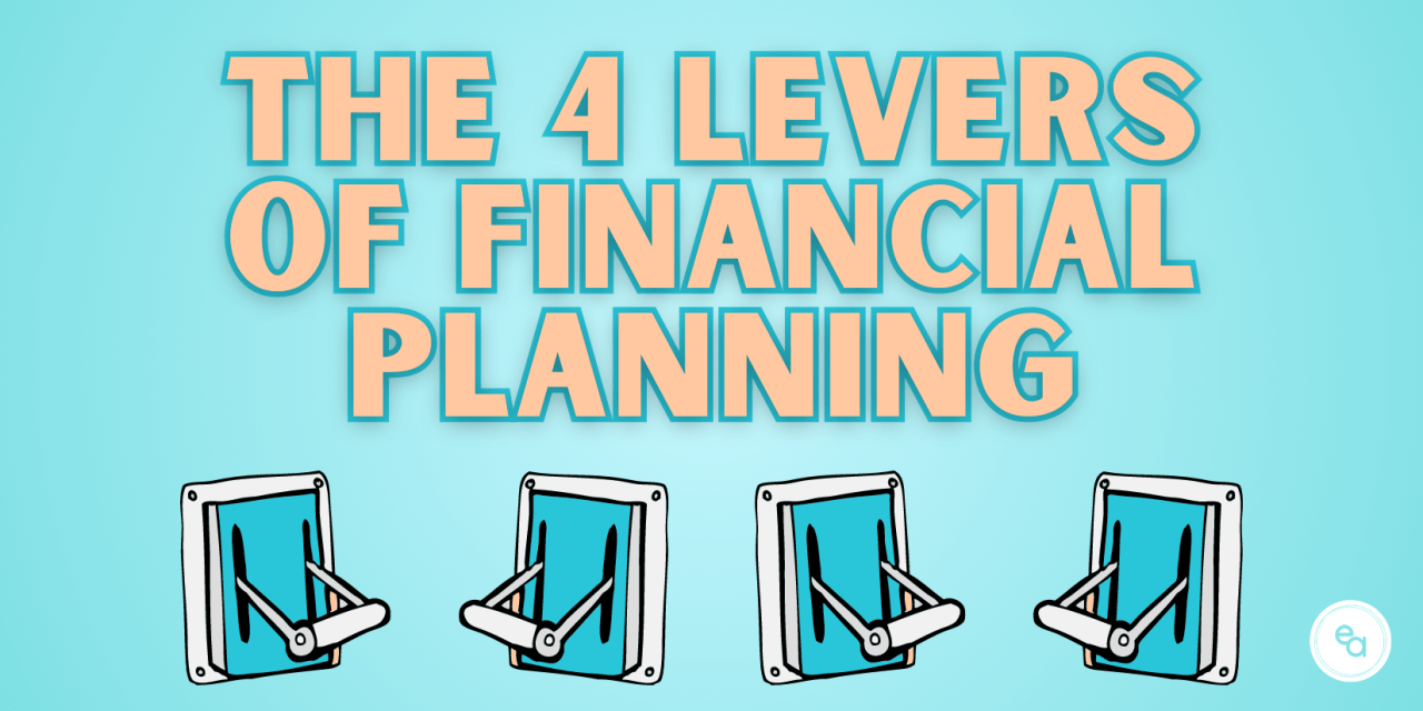 The 4 Levers of Financial Planning The Everyday Advisor