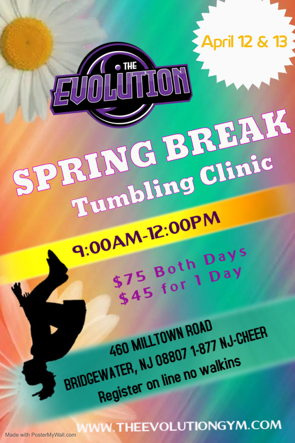 Updated Spring break Evolution Training Center