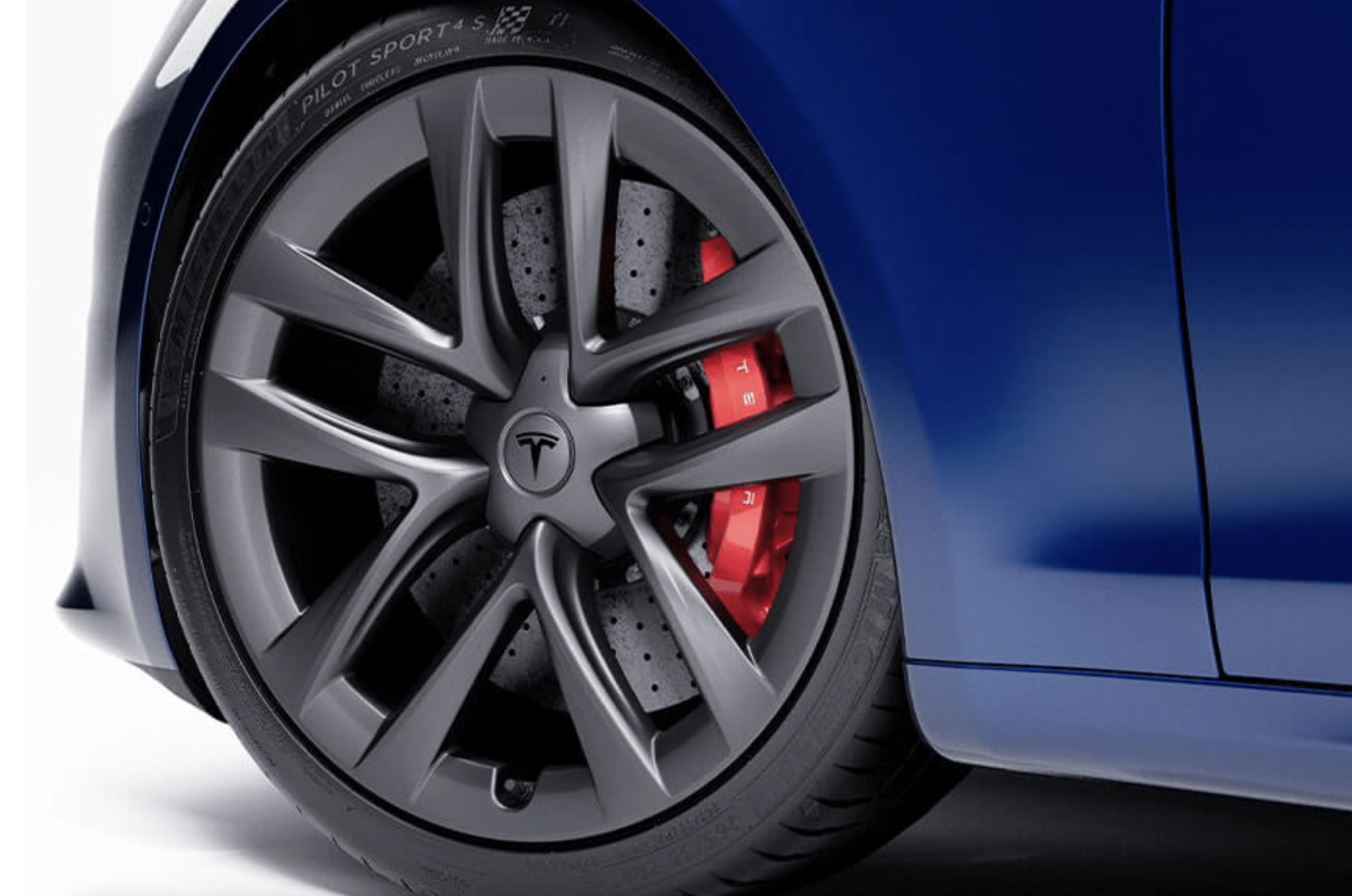 Tesla Adds Carbon Ceramic Brake Kit Option to Model S Plaid The EV Report