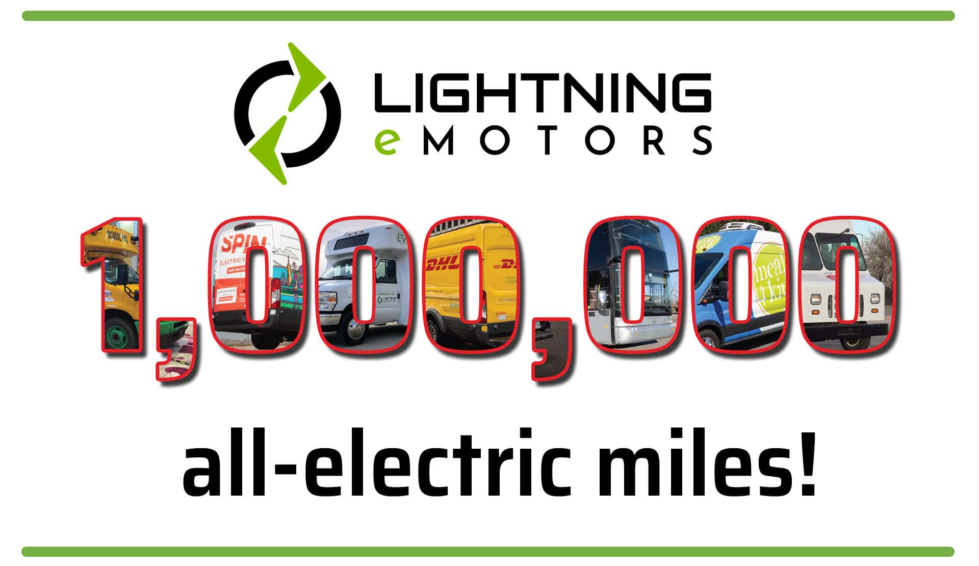 Lightning eMotors AllElectric Fleet Crosses 1 Million Mile Benchmark