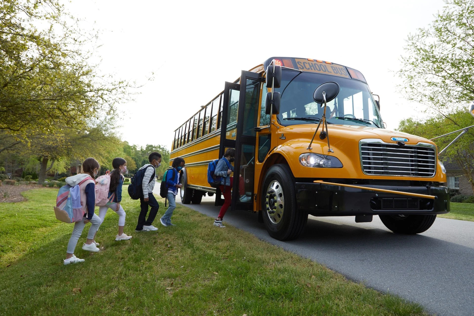 Thomas Built Buses Celebrates 200th Proterra Powered Electric School